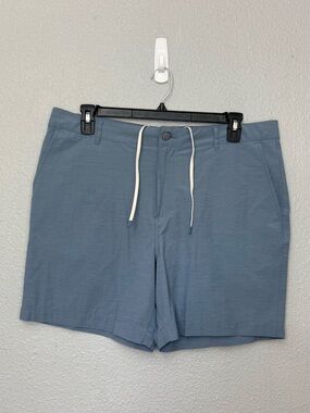 Faherty | All Day Belted Shorts | Deep Marine | Waist 38” Inseam 7”